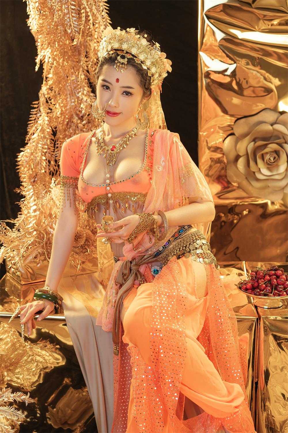 爆机少女喵小吉x钛合金TiTi - 天竺少女[169P/5V/5.74G]（4）