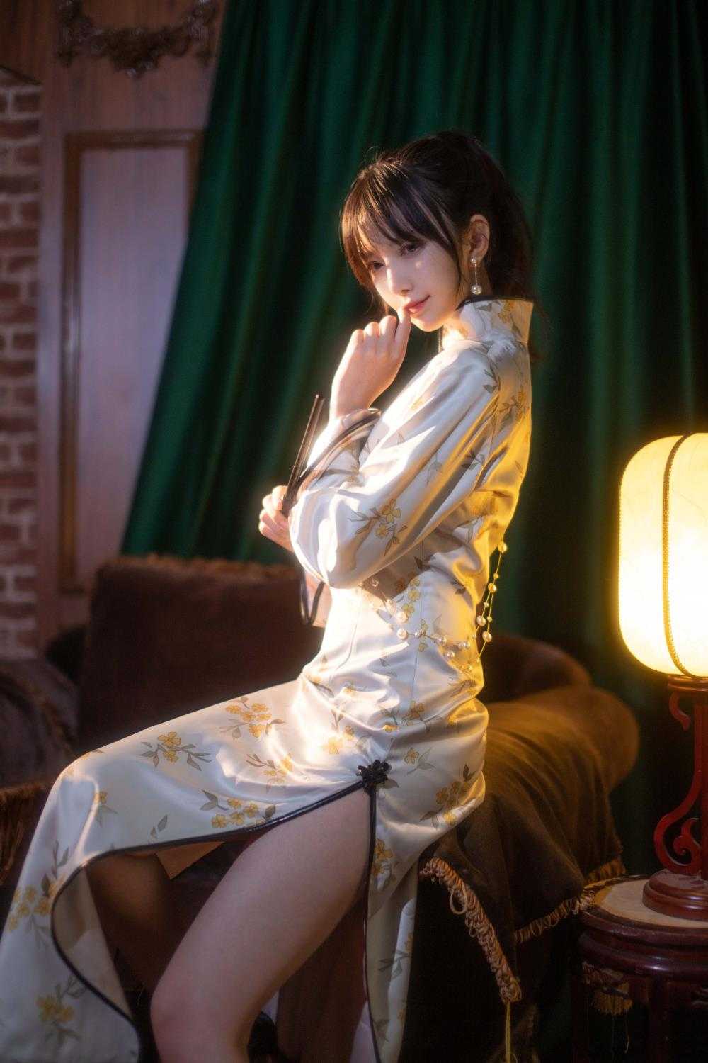 Shika小鹿鹿 - 中秋旗袍[12P/95M]（2）